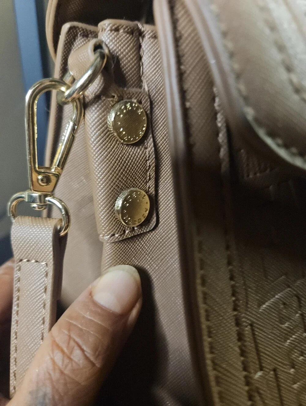 Steve Madden Baubrielle Top Handle Crossbody Bag- In Nutshell